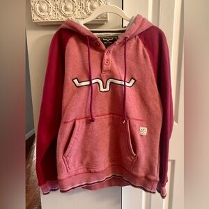 Kimes Ranch Red Warm Hoodie - SZ Small